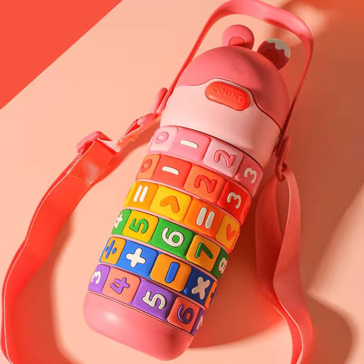 Interactive Educational Water Bottle for Kids - Fun Learning & Hydration