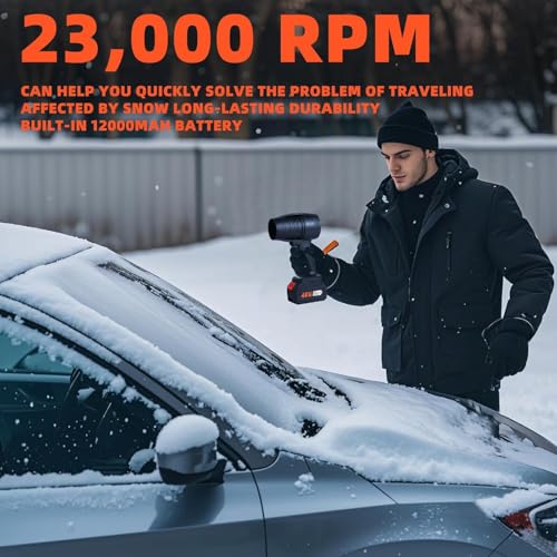 Powerful Cordless Leaf Blower with Adjustable Speed for Easy Cleaning