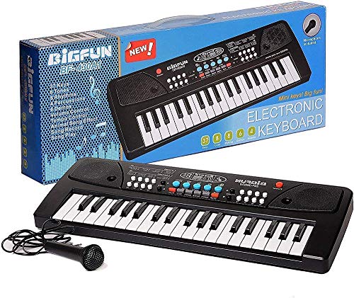Enchanting 37-Key Kids Piano Keyboard with Microphone for Musical Fun