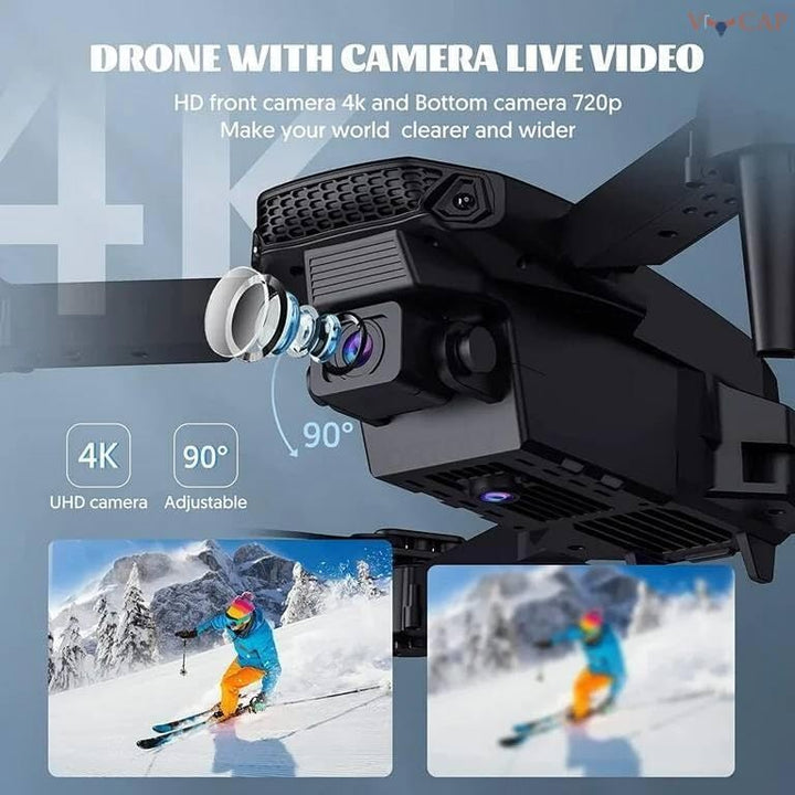 Innovative Drone with Dual HD Camera & Easy Gesture Control