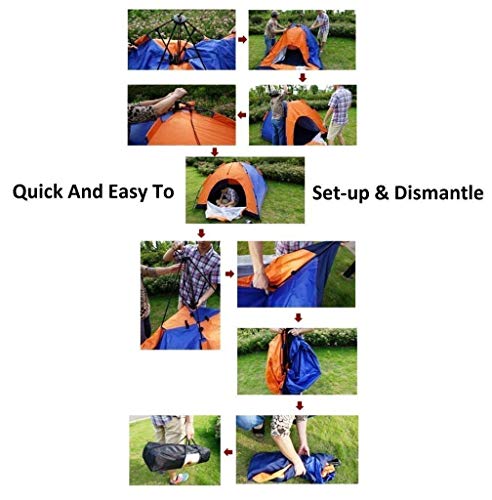 Portable Dome Tent for 4 People - Lightweight & Waterproof Camping Gear
