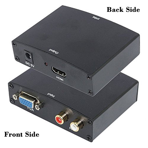 VGA to HDMI Converter with Audio Interface for 1080P Displays
