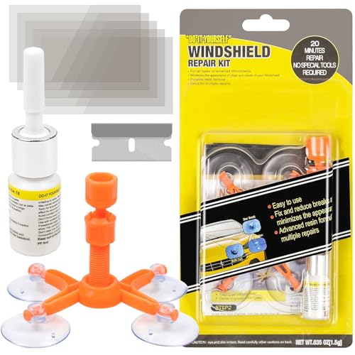 Effortless Windshield Repair Kit for Chips and Cracks - DIY Solution