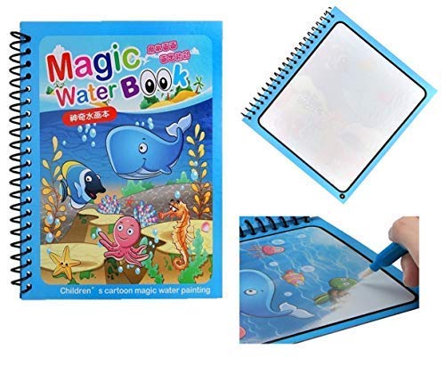 Reusable Magic Water Coloring Book for Kids - Fun and Educational Art