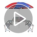 Portable Folding Picnic Table Set with Umbrella for Outdoor Fun