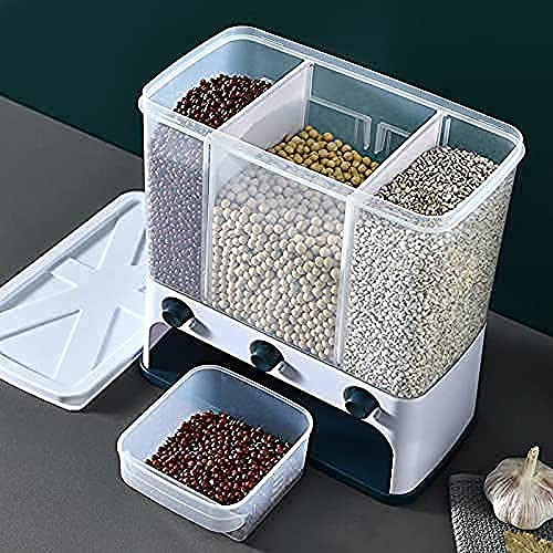 Airtight Wall-Mounted Food Dispenser for Cereal and Grains Storage