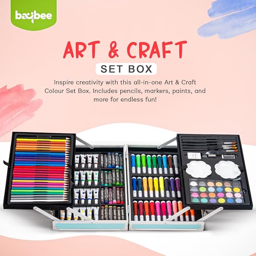 145-Piece Unicorn Art & Craft Painting Box for Kids' Creativity