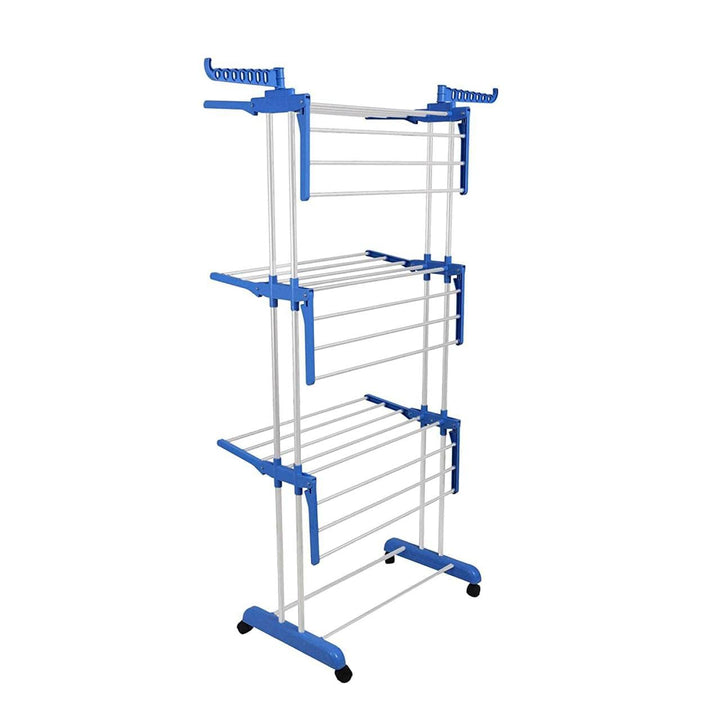 Heavy Duty Clothes Drying Stand with Wheels for Easy Mobility