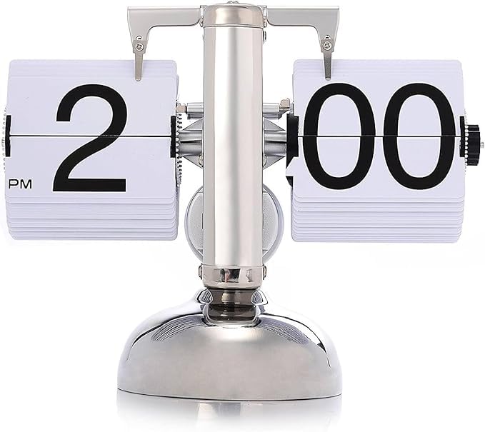 Retro Flip Desk Clock – Stylish Vintage Timepiece for Home & Office