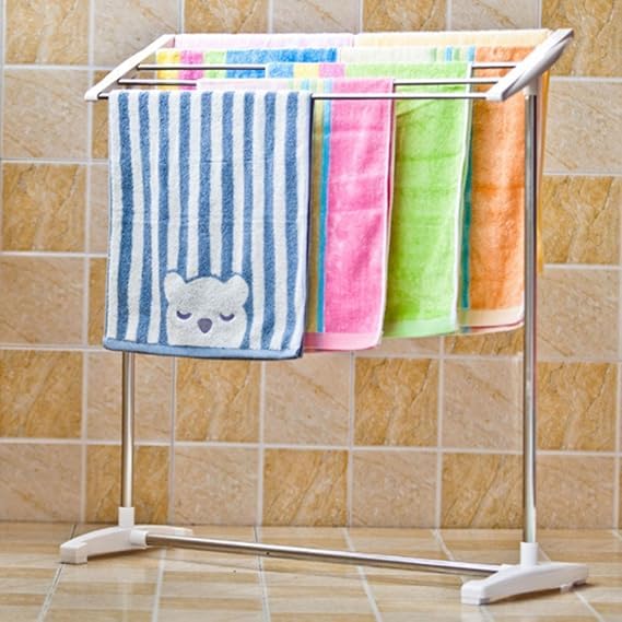 Multifunctional Mobile Towel Rack - Space Saving Drying Solution