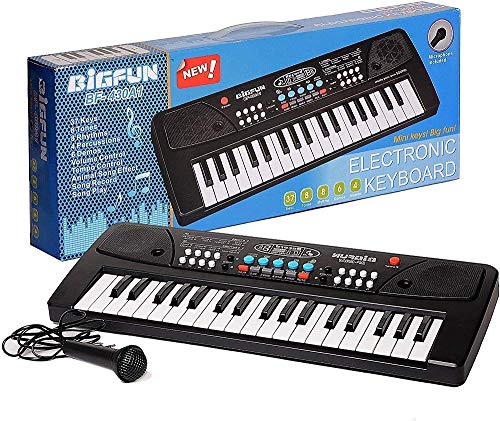 Enchanting 37-Key Kids Piano Keyboard with Microphone for Musical Fun