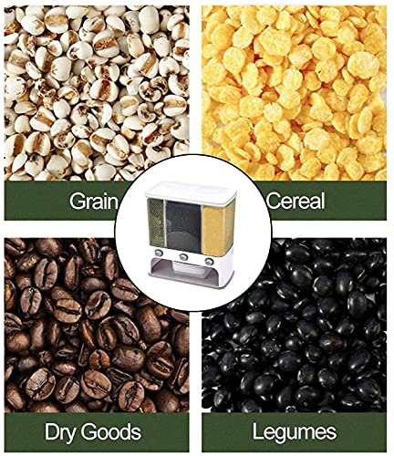 Airtight Wall-Mounted Food Dispenser for Cereal and Grains Storage
