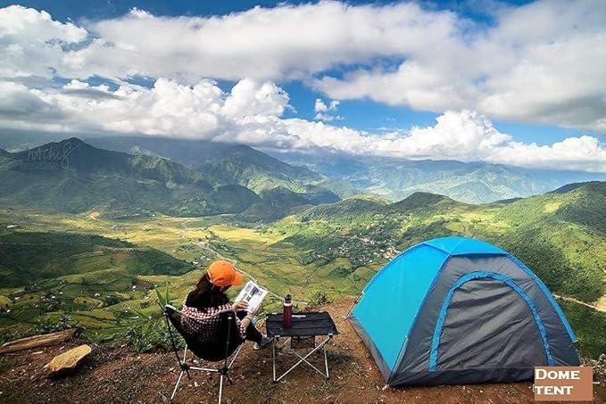 Spacious Waterproof Camping Dome Tent for 6 Persons | Easy Setup