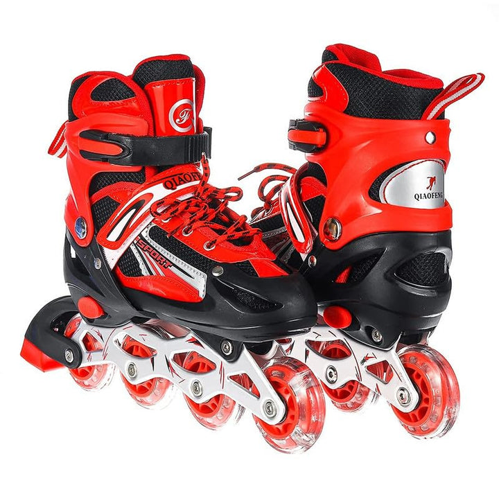 Adjustable Inline Skates for Kids with LED Lights - Perfect for Active Fun