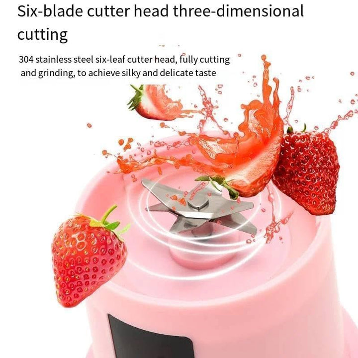 Portable Folding Juicer Cup - Wireless Blender for Smoothies & Juices