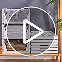 Stackable Foldable Plastic Wardrobe Organizer for Efficient Storage