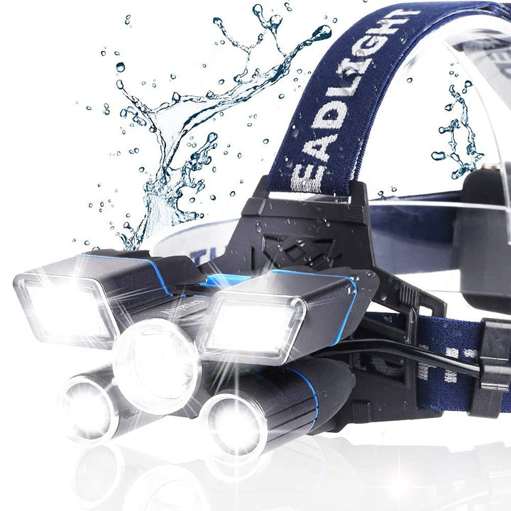 High-Performance 21 LED Headlamp with USB Recharge and 9 Modes
