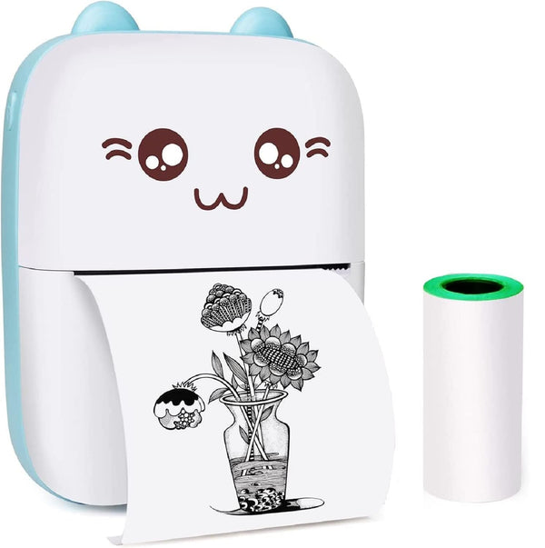 Mini Inkless Thermal Printer for Labels, Stickers & Photos – Portable & Creative