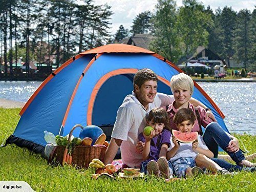 Portable Dome Tent for 4 People - Lightweight & Waterproof Camping Gear