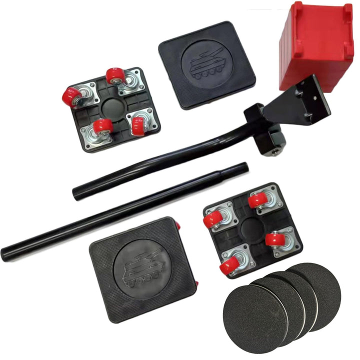 Heavy Duty Furniture Lifter with 360° Roller Pads for Easy Moving
