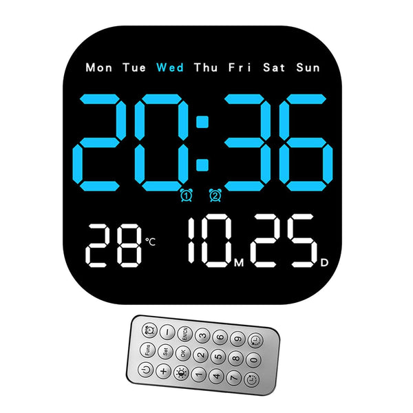 Stylish Digital Alarm Clock with Bright Display & Dual Alarm Settings