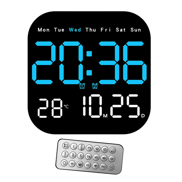 Stylish Digital Alarm Clock with Bright Display & Dual Alarm Settings
