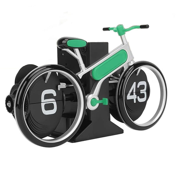 Stainless Steel Retro Flip Clock – Vintage Mechanical Desk Decor