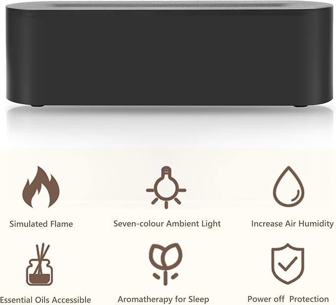 Flame Humidifier Essential Oil Diffuser