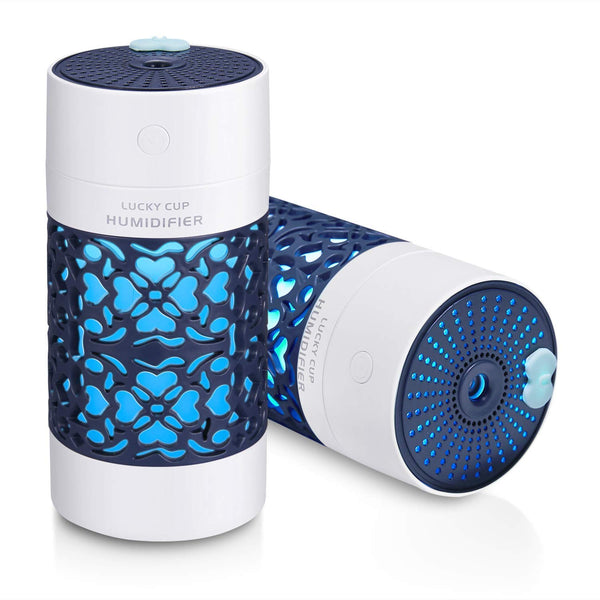 Compact Cool Mist Humidifier with Colorful LED Night Light