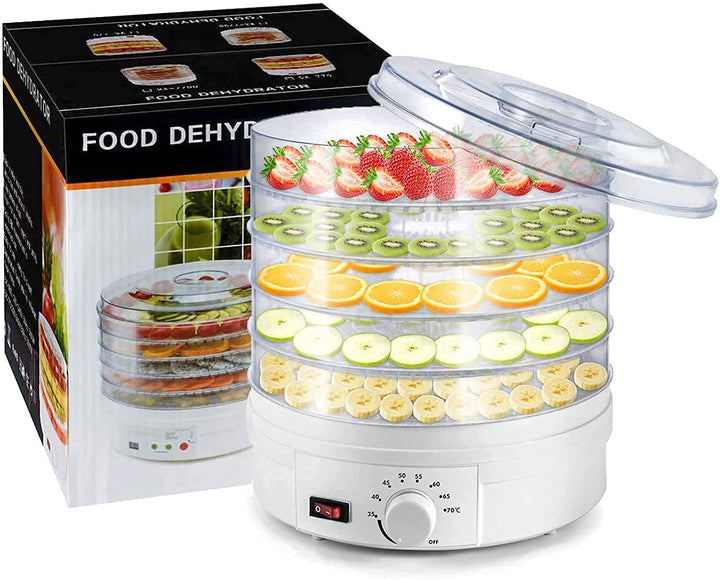 Versatile Food Dehydrator with 5 Stackable Trays for Healthy Snacks