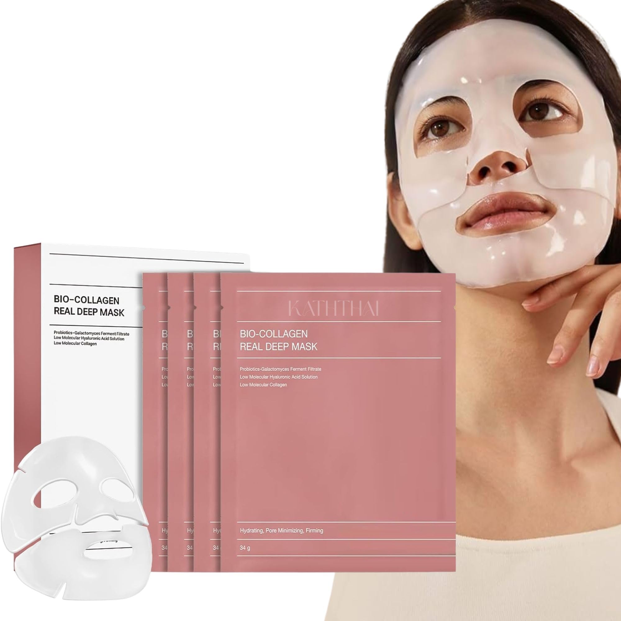 Bio-Collagen Deep Mask | Overnight hydrating sheet mask for sensitive ...