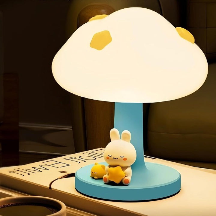 Color Changing Cloud Bedside Lamp for Kids' Rooms & Nurseries