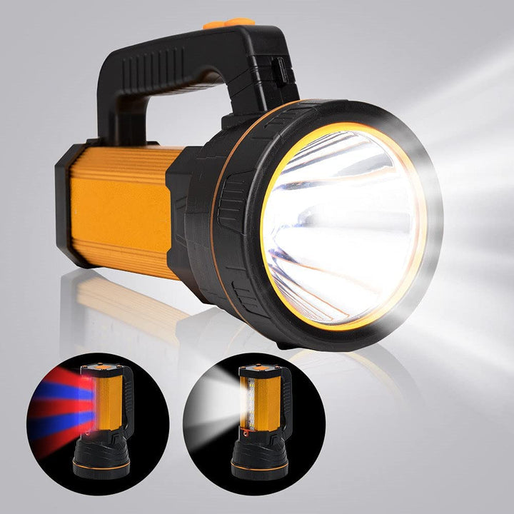 Powerful Rechargeable LED Torch with Long Beam Range & Waterproof Design