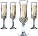Elegant Crystal Champagne Flute Glasses Set for Perfect Celebrations
