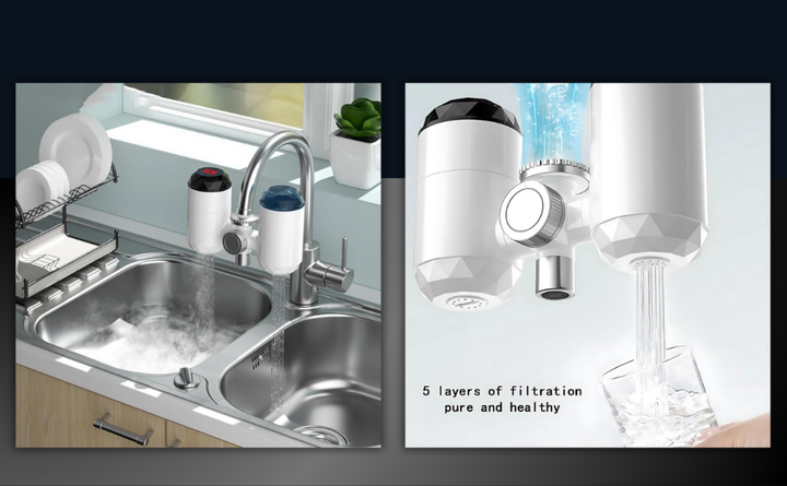 Instant Electric Mini Geyser | 3000W Fast Heating Water Heater