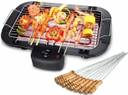 Electric Smokeless Barbecue Grill with Adjustable Temperature Control