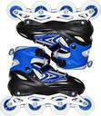 Adjustable Inline Skates for Kids with Light-Up Wheels | Comfortable Fit
