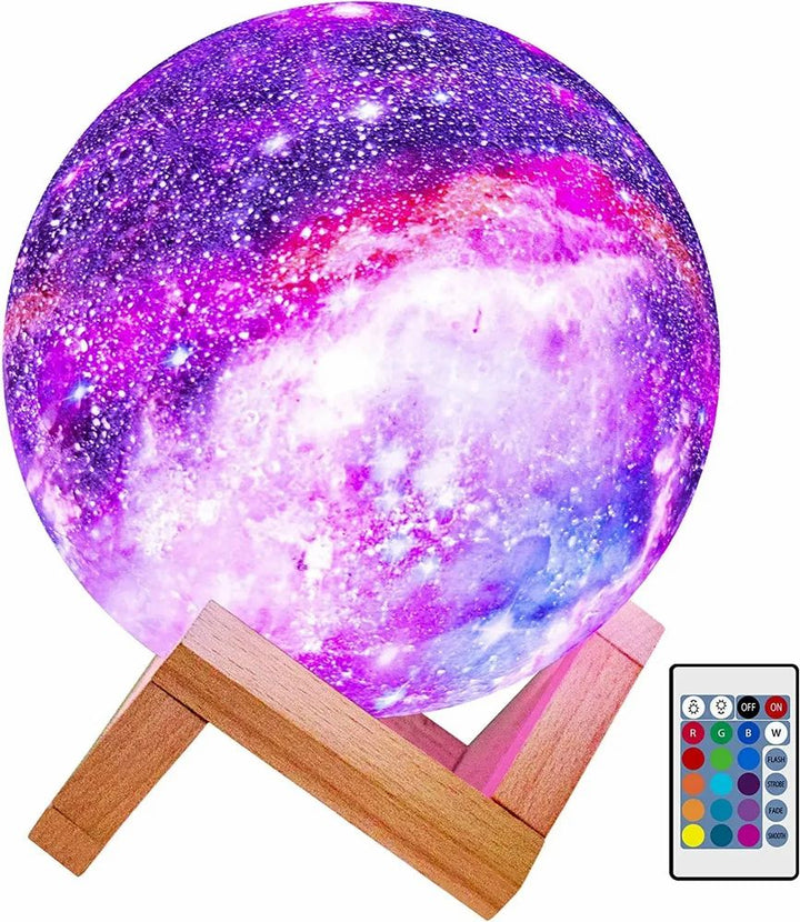 Enchanting 16 Color Moon Lamp with Remote Control for Kids' Rooms