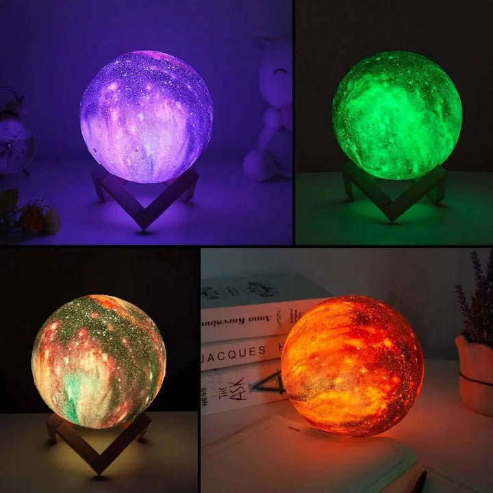 Enchanting 16 Color Moon Lamp with Remote Control for Kids' Rooms