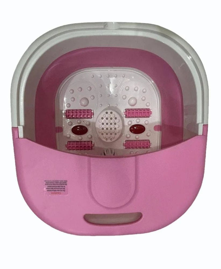 Portable Folding Foot Bath Massager for Relaxation and Wellness