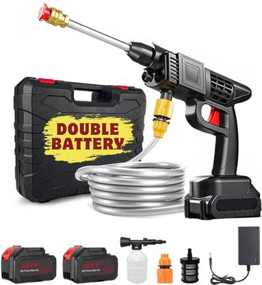 Portable Cordless Pressure Washer with Dual Rechargeable Batteries