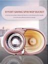 360 Degree Spin Mop with Easy-Wring Bucket for Effortless Cleaning